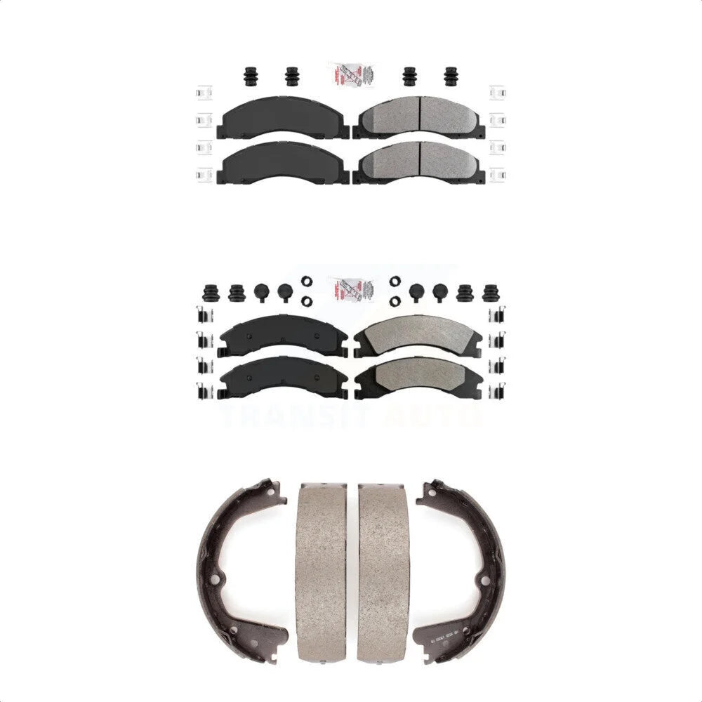 Transit Auto Front Semi-Metallic Disc Brake Pads Kit For Ford E-350 Super Duty E-250 E-150 E-450 KNN-100318