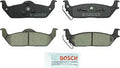 Bosch BC1012 QuietCast Premium Ceramic Disc Brake Pad Set For 2004-2011 Ford F-150 and 2006-2008 Lincoln Mark LT; Rear