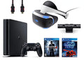 PlayStation VR Bundle 4 Items:VR Headset,Playstation Camera,PlayStation 4 Slim 500GB Console - Uncharted 4,VR Game Disc PSVR Battlezone