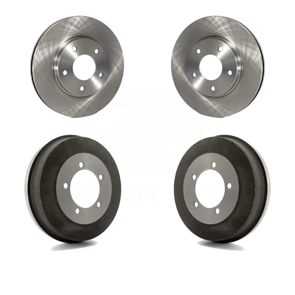 Front Rear Disc Brake Rotors Drums Kit For Chrysler Sebring Mitsubishi Dodge Stratus Eclipse Galant K8-102086