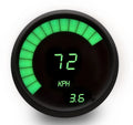Intellitronx Led Digital Speedo/Tach Green Bk Kp M9250gm