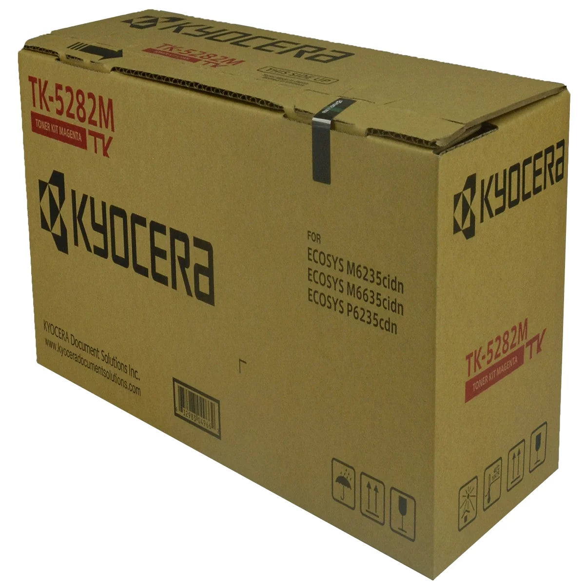 OEM Kyocera Mita TK-5282M (1T02TWBUS0) Toner Cartridge, MAGENTA, 11K YIELD - for use in Kyocera Mita M6235CIDN printer, M6635CIDN printer, P6235CDN